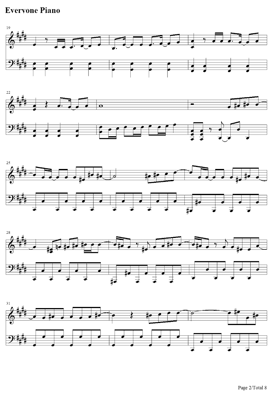 Good Day钢琴谱-IU2