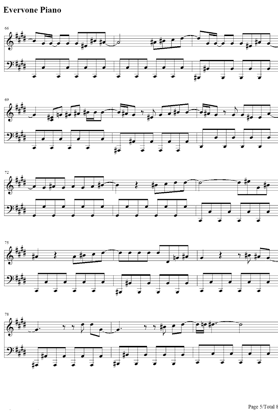 Good Day钢琴谱-IU5