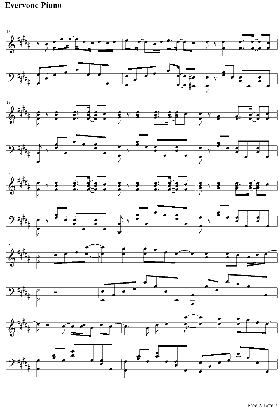 Payphone钢琴谱-Maroon5ft.WizKhalifa2