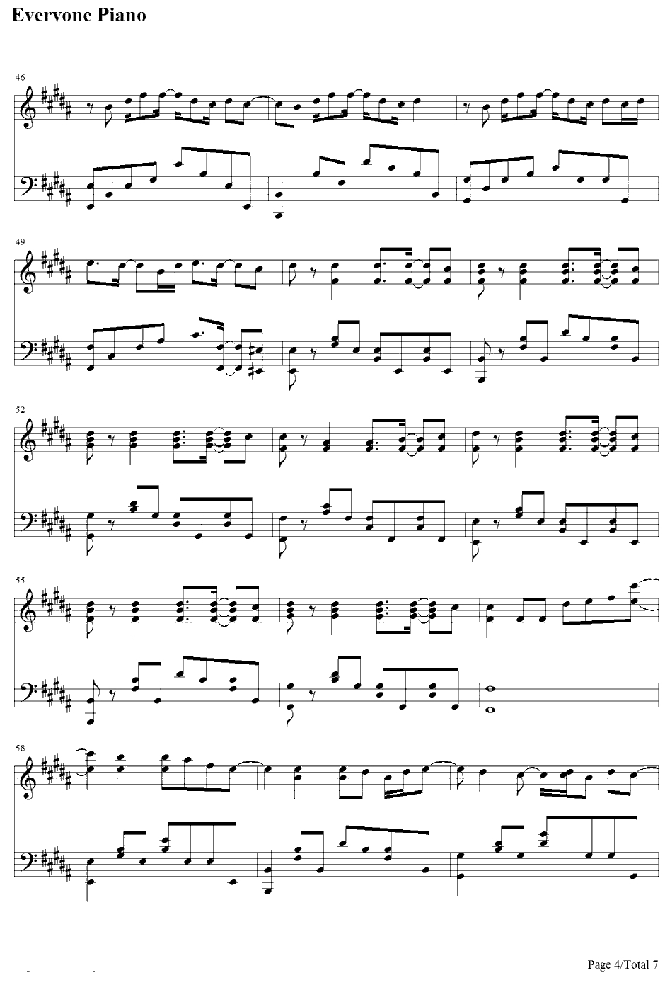 Payphone钢琴谱-Maroon5ft.WizKhalifa4