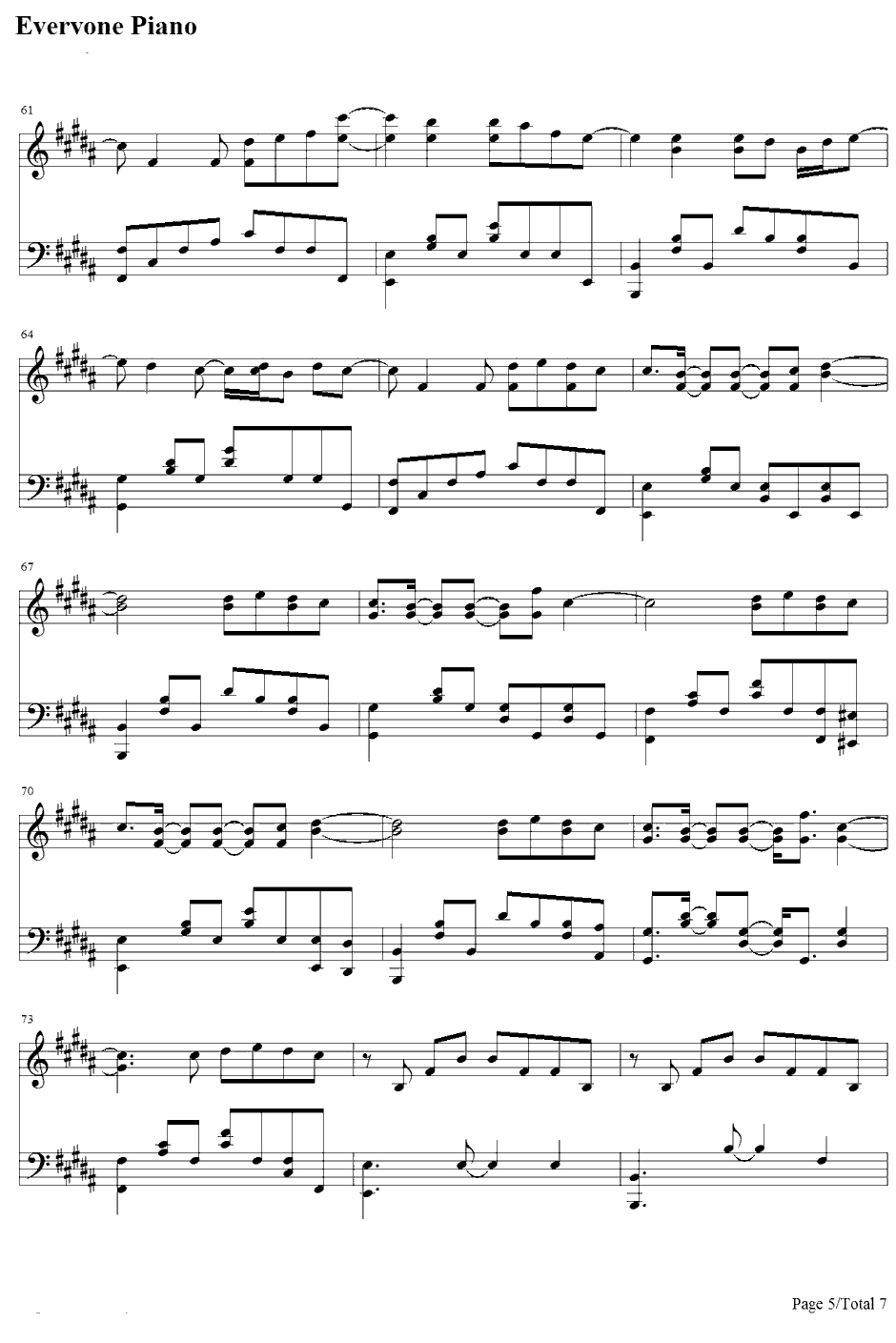 Payphone钢琴谱-Maroon5ft.WizKhalifa5