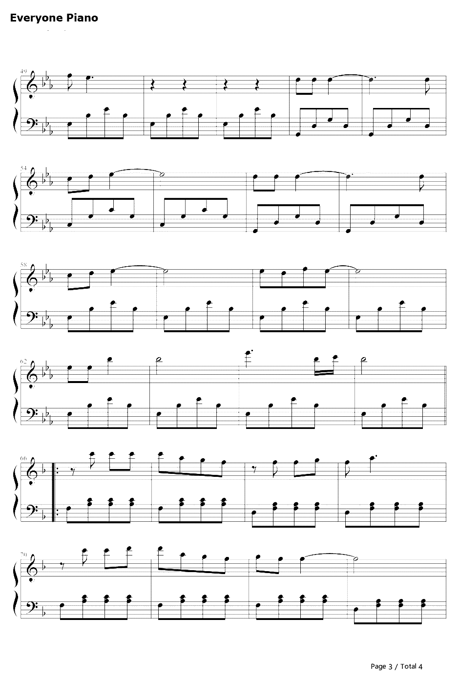 我相信钢琴谱-杨培安-08年奥运现场3