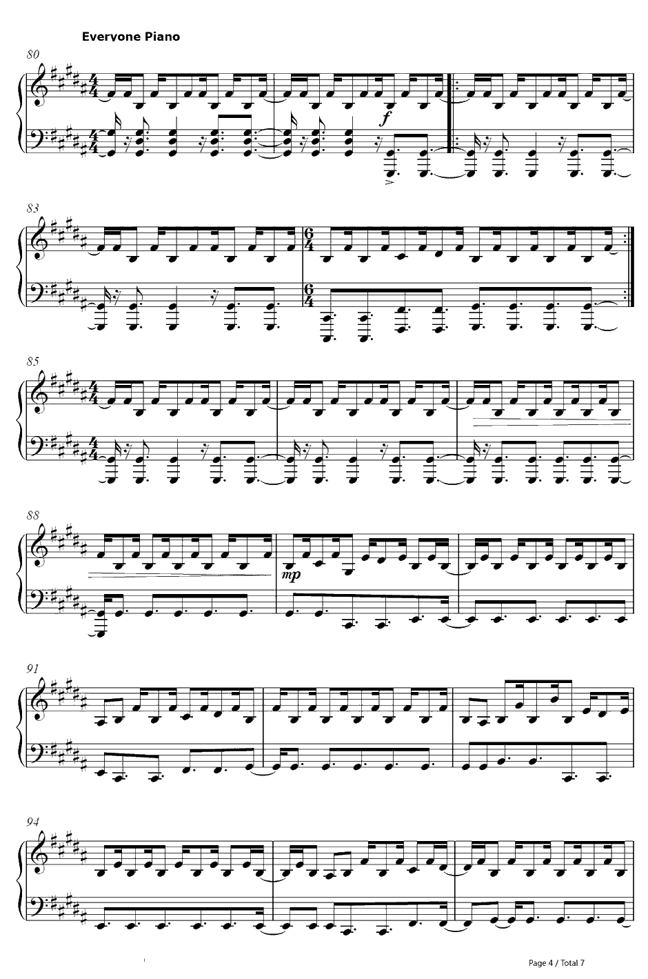 Strobe钢琴谱-Deadmau54