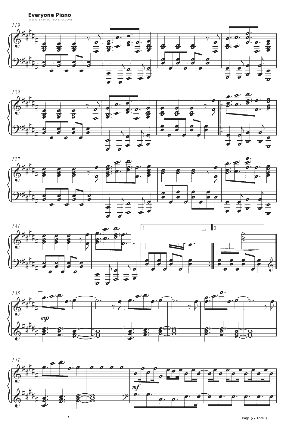 Strobe钢琴谱-Deadmau56