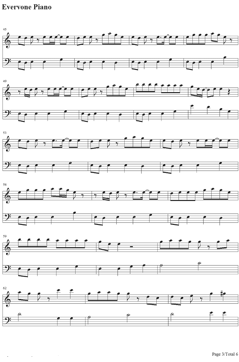 いーあるふぁんくらぶ钢琴谱-GUMI&鏡音リン3