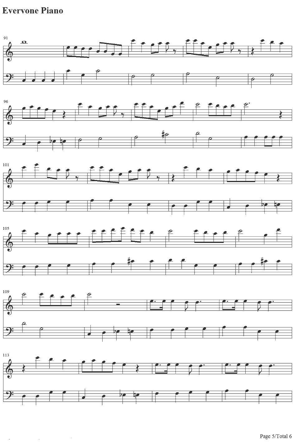 いーあるふぁんくらぶ钢琴谱-GUMI&鏡音リン5