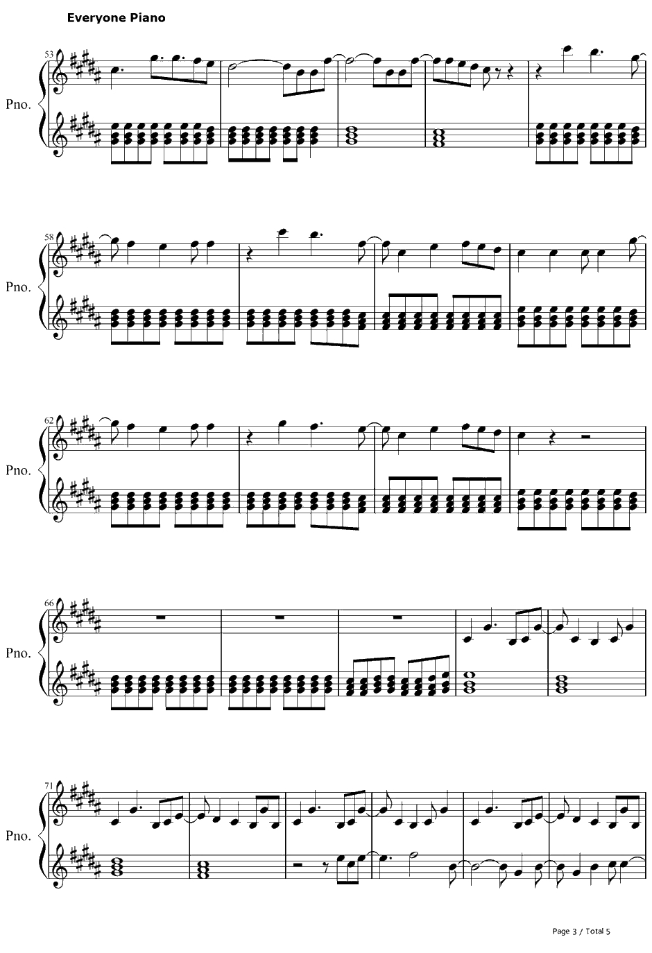 Ordinary Love钢琴谱-U2-U2-曼德拉：漫长自由路OST3