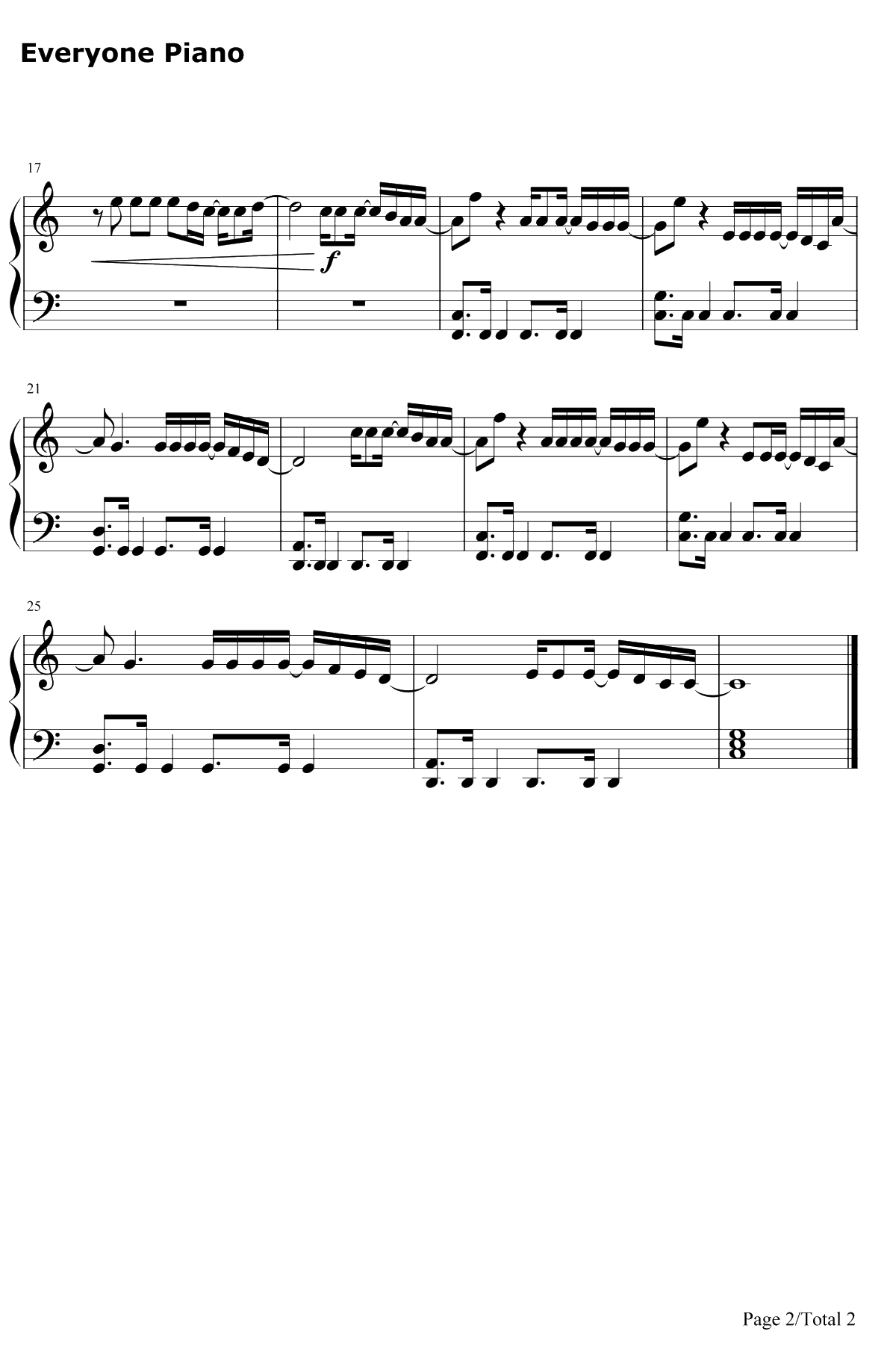 On Top of the World钢琴谱-ImagineDragons2