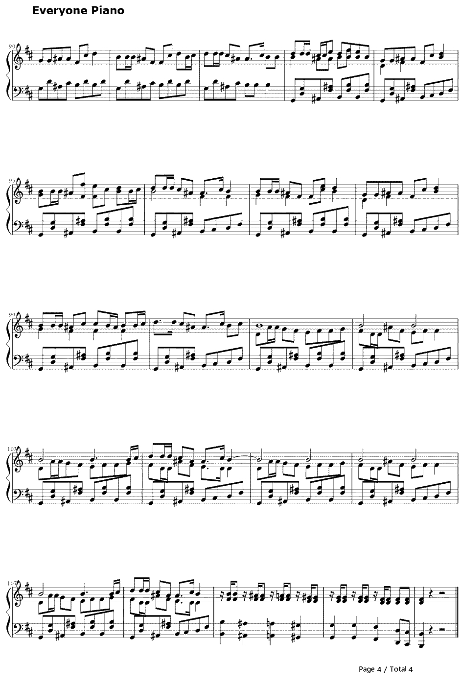 カーニバル钢琴谱-GUMI4