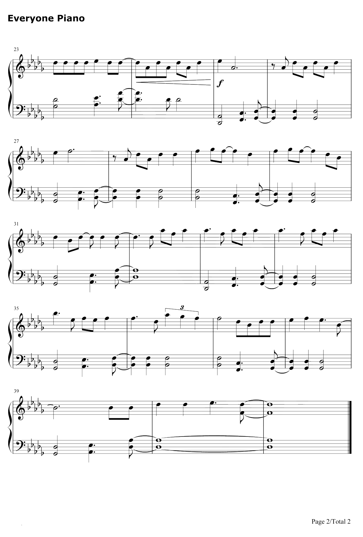 Classic钢琴谱-MKTO2