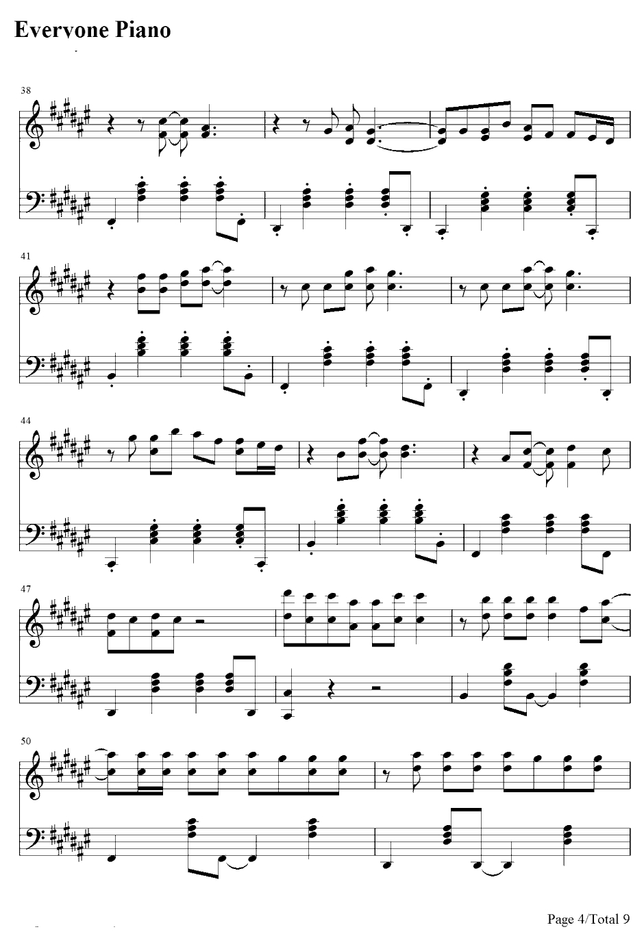 Give our Heart A Break钢琴谱-DemiLovato4