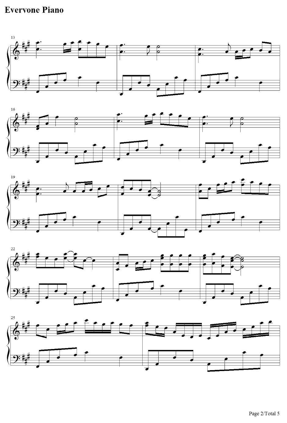 Airp lanes钢琴谱-B.o.B.feat.HayleyWilliams2