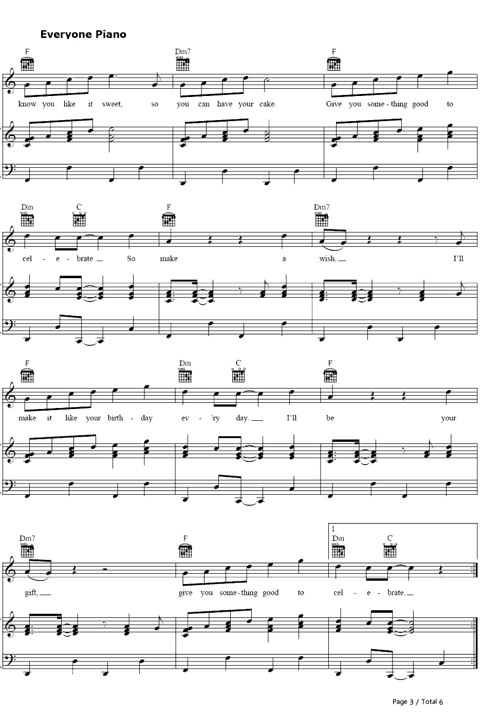 Birthday钢琴谱-KatyPerry3