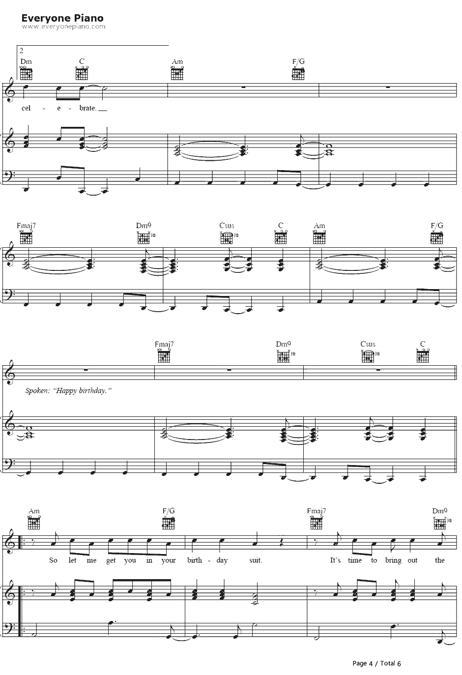 Birthday钢琴谱-KatyPerry4