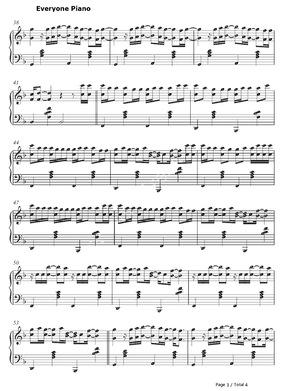 Here's to Never Growing Up钢琴谱-AvrilLavigne3