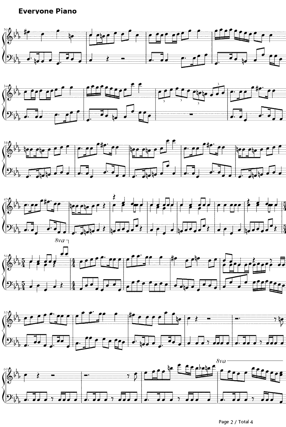 Mrs.Pumpkinの滑稽な夢钢琴谱-初音ミク2