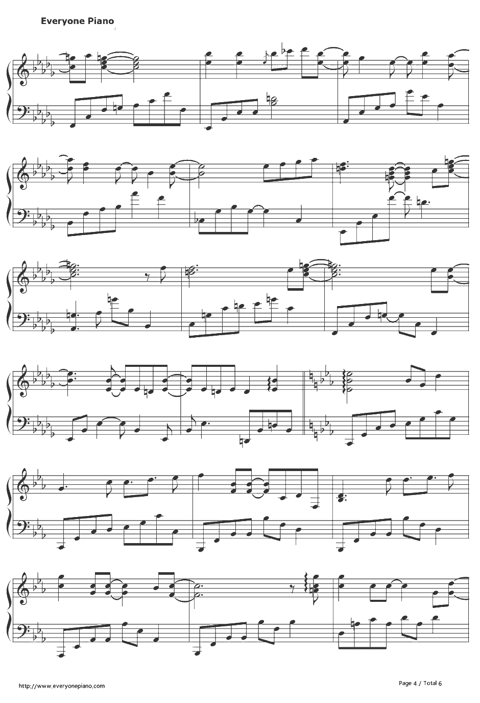 TRYU NITE!钢琴谱-中岛爱-轮回的拉格朗日OP14