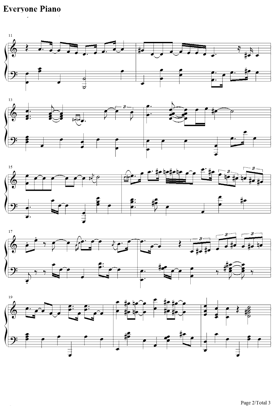 Fly Me to the Moon钢琴谱-BartHoward2