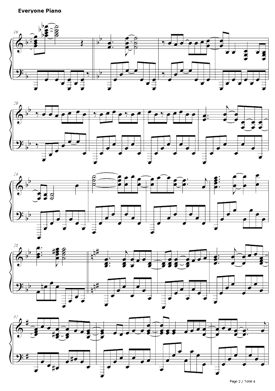 VOICE钢琴谱-ZAQ-中二病也要谈恋爱！恋OP2