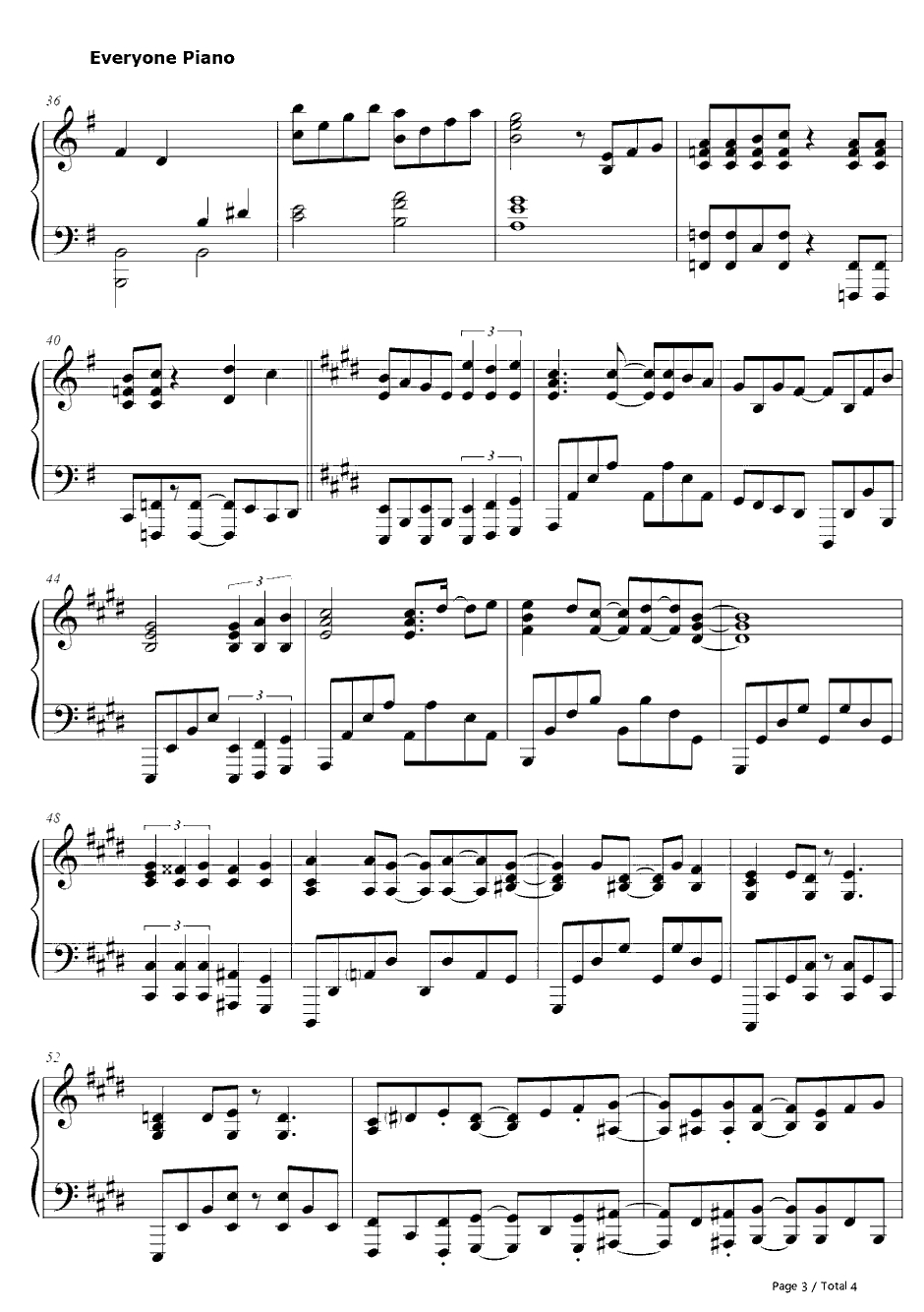 VOICE钢琴谱-ZAQ-中二病也要谈恋爱！恋OP3