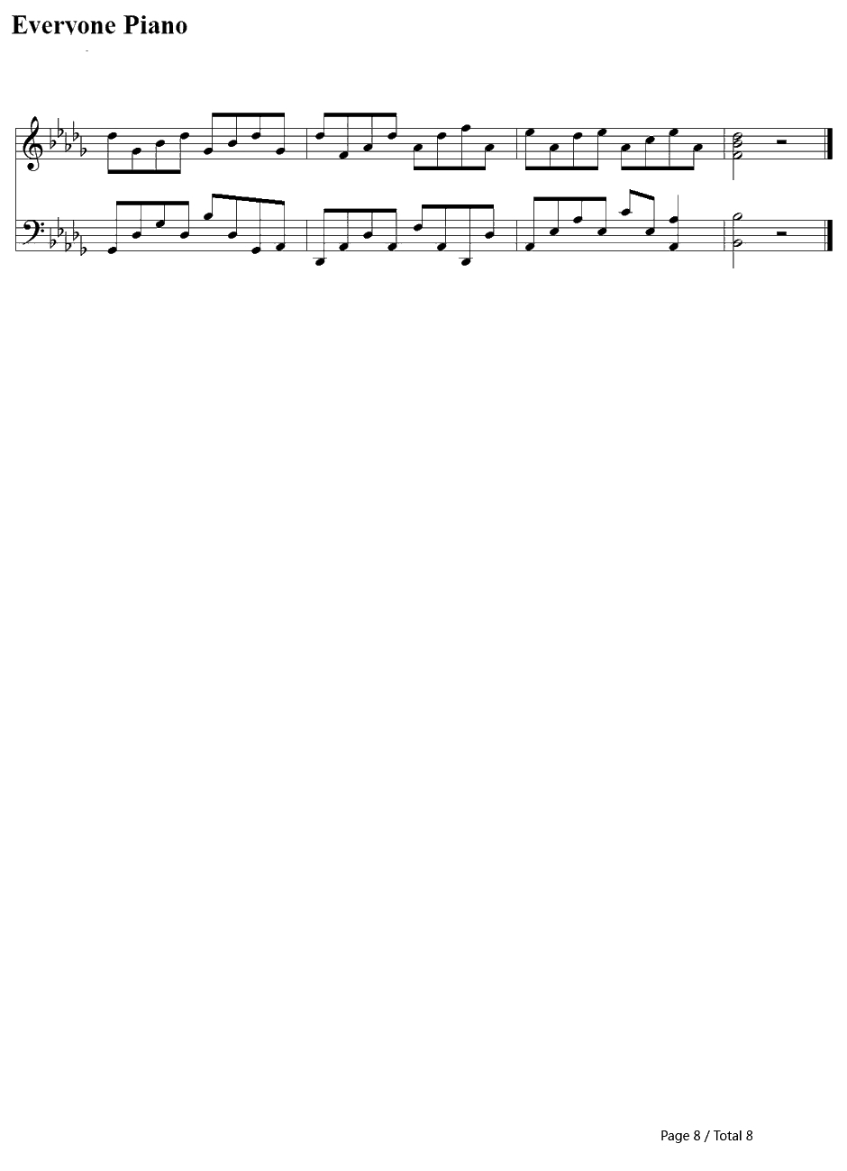 Eenie Meenie钢琴谱-JustinBieber&SeanKingston8