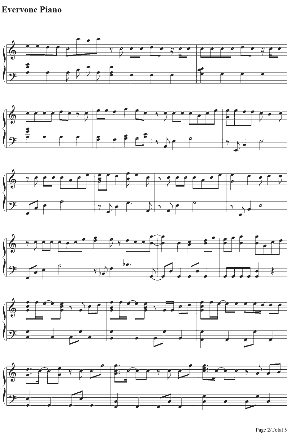 愛でした。钢琴谱-関ジャニ∞-パパドル!主题曲2