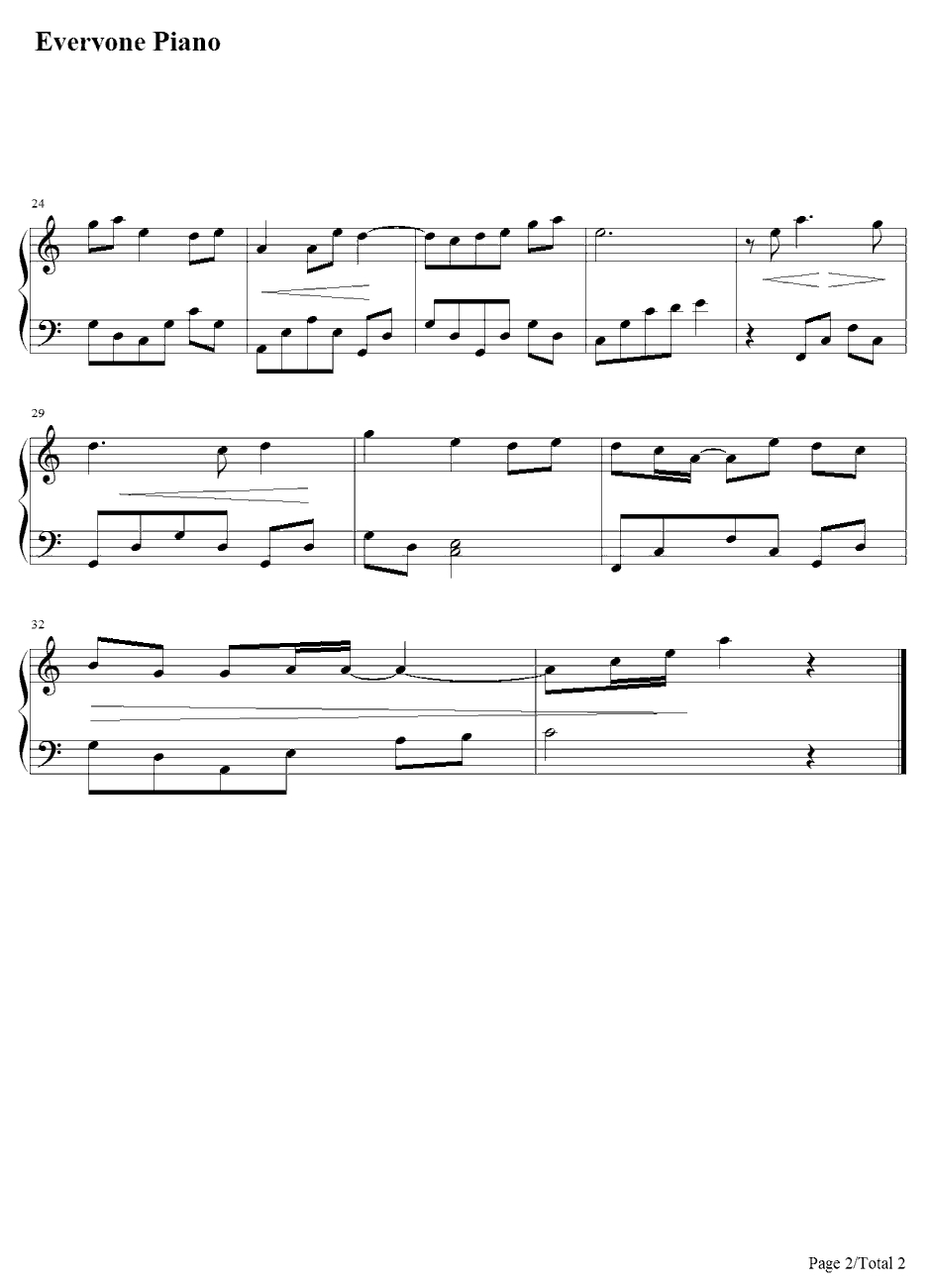 金玉良缘钢琴谱-李琦-《金玉良缘》片尾曲2