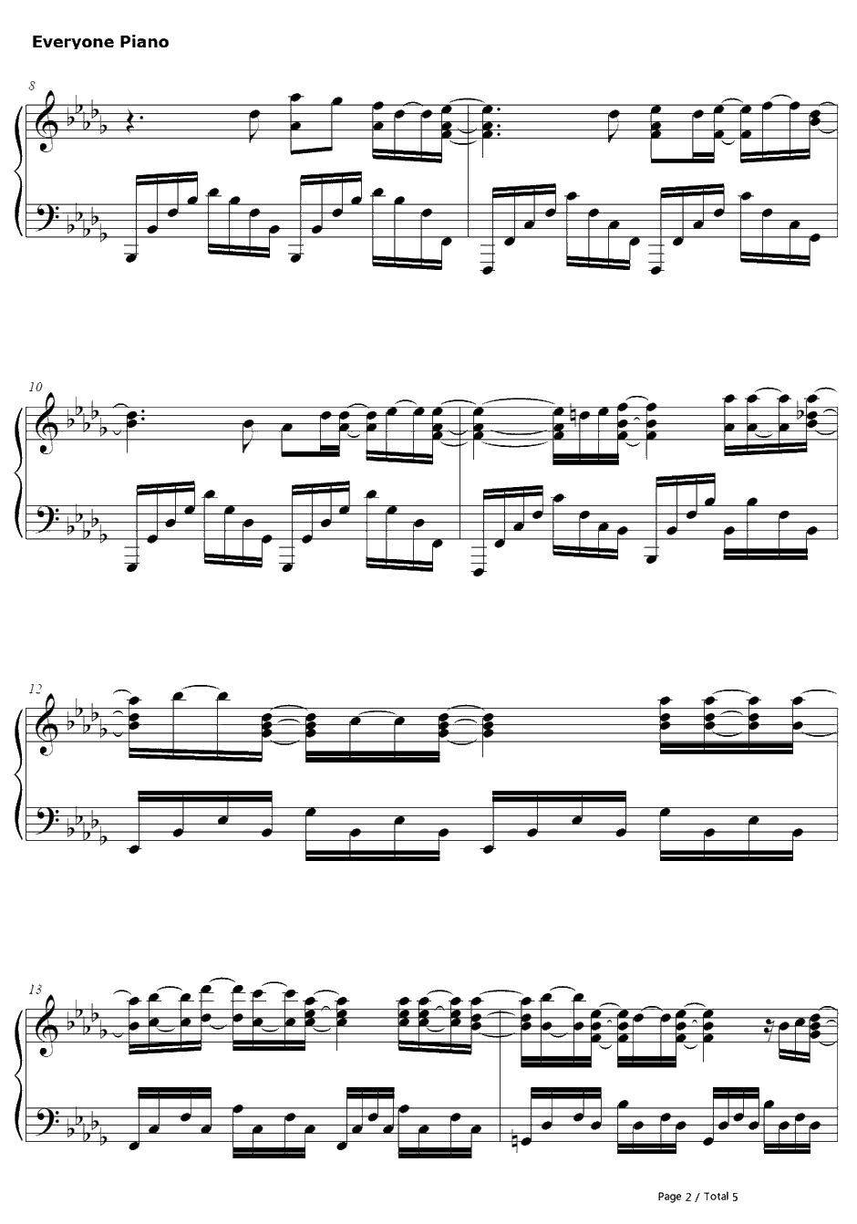 divine inter vention钢琴谱-fhána-魔女的使命OP2