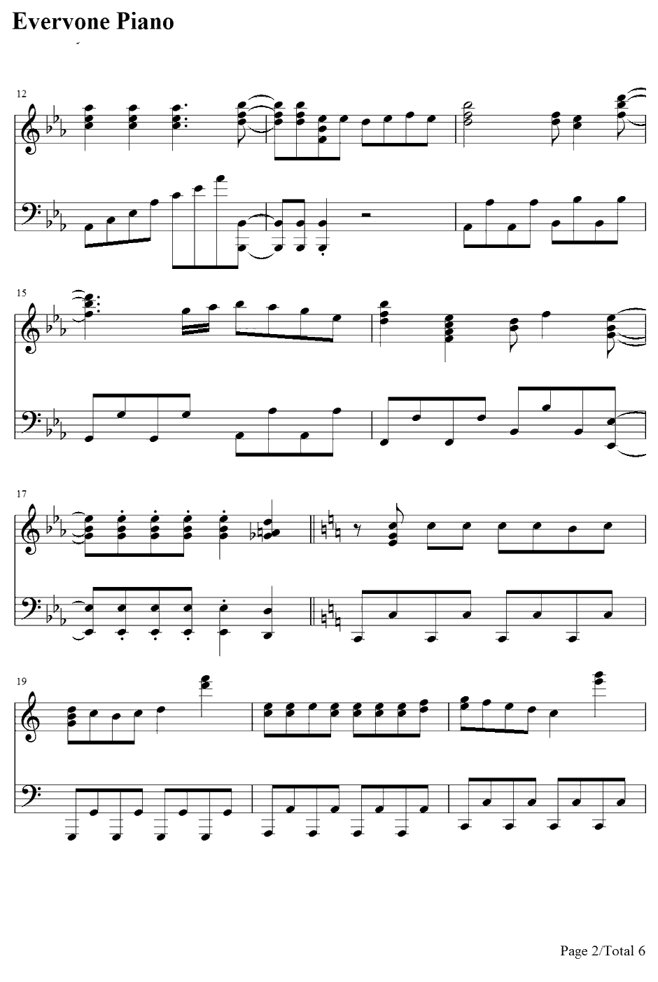 Miracle Rush钢琴谱-StylipS-咲Saki阿知賀編episodeofSide-AOP2