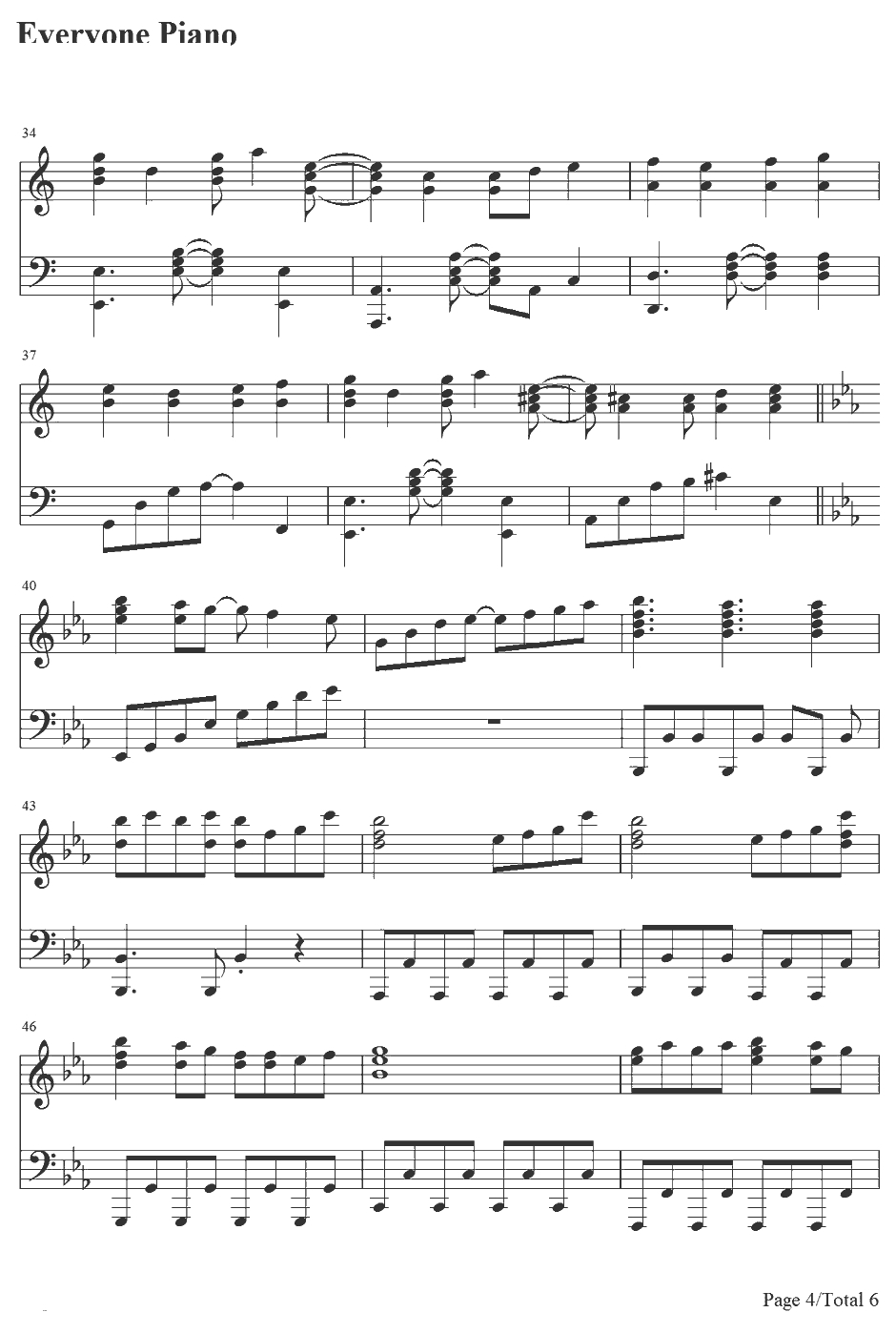 Miracle Rush钢琴谱-StylipS-咲Saki阿知賀編episodeofSide-AOP4