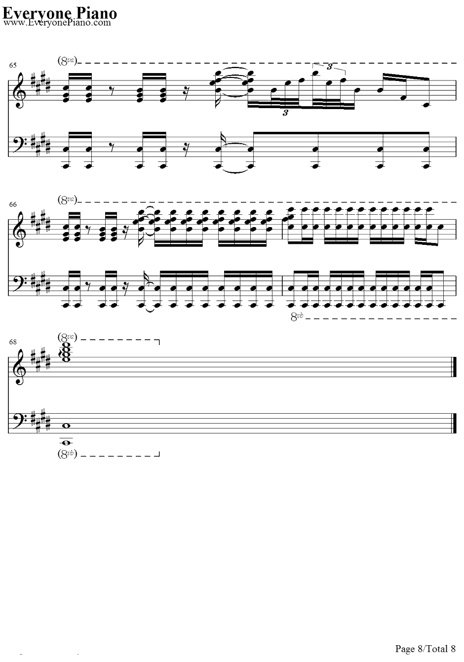 Shiny Tale钢琴谱-MixSpeaker'sInc.-男子高中生的日常OP8