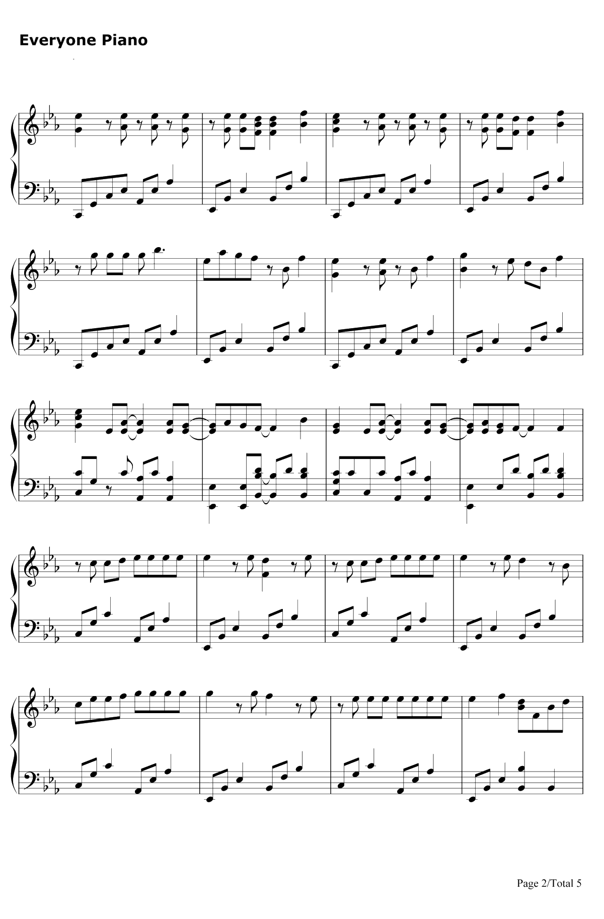 In My Head钢琴谱-JasonDerulo2