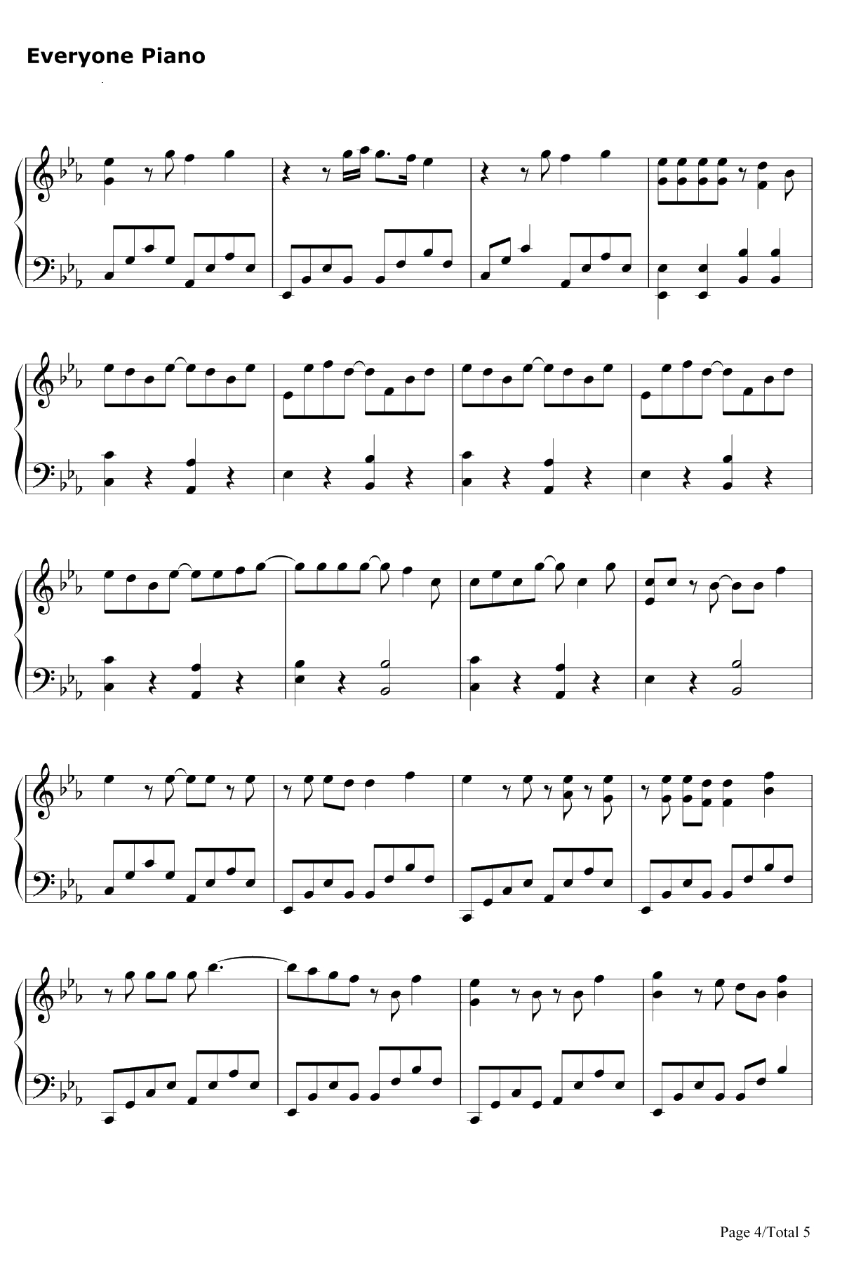 In My Head钢琴谱-JasonDerulo4