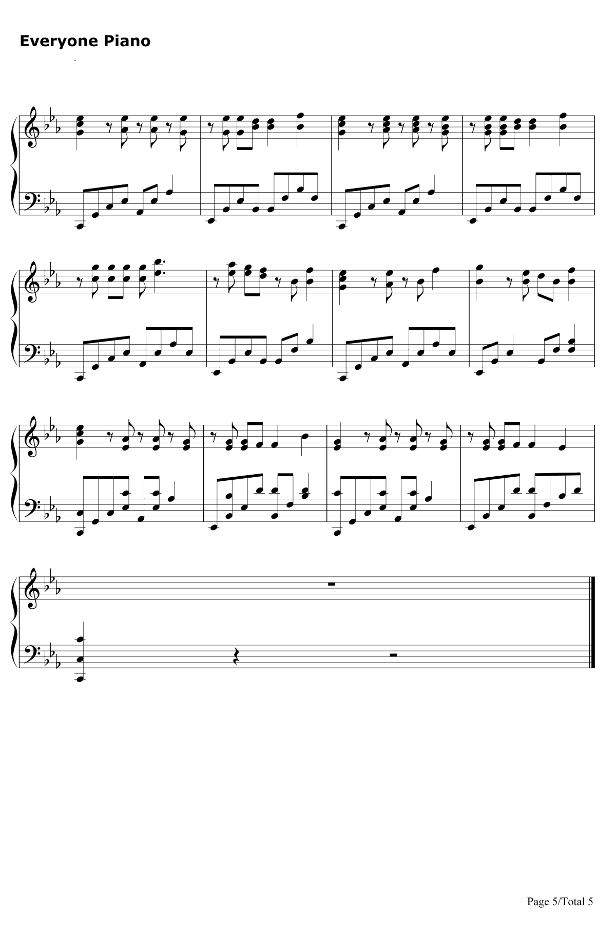 In My Head钢琴谱-JasonDerulo5