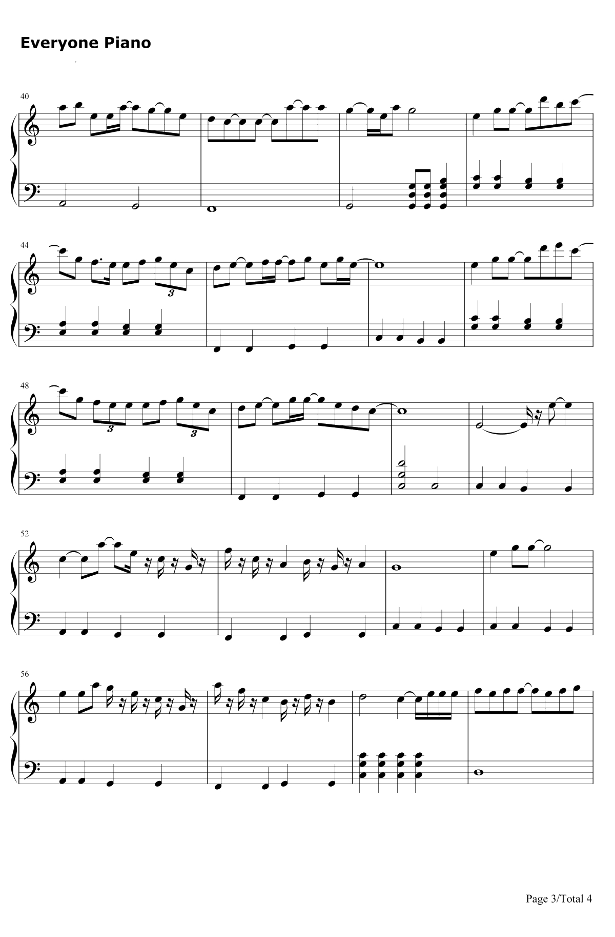 to Mother钢琴谱-YUI3