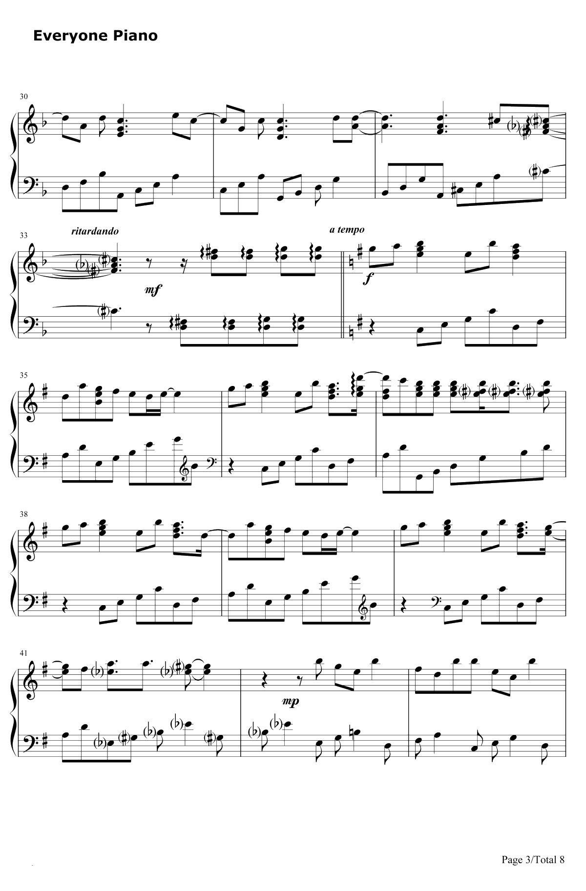 恋人を射ち堕とした日钢琴谱-SoundHorizon3