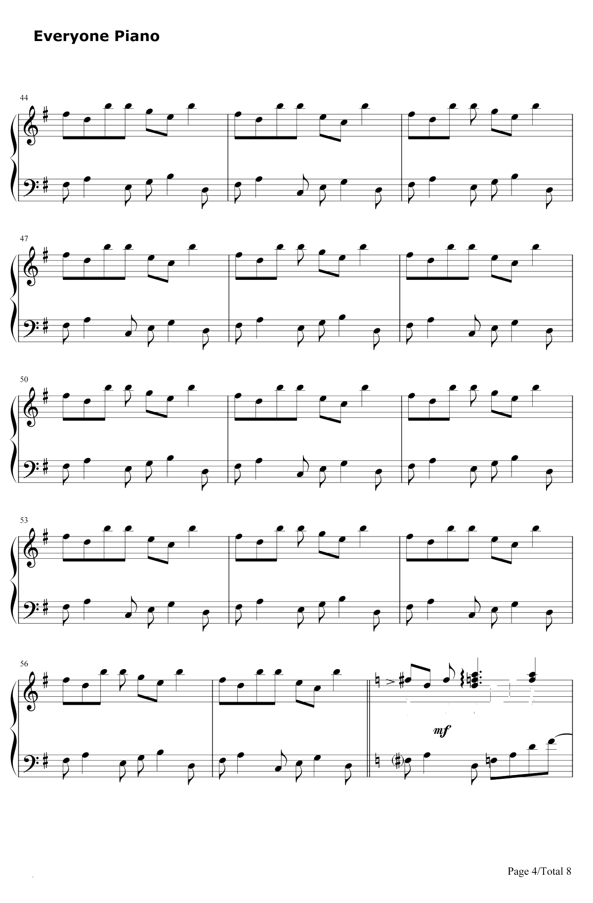 恋人を射ち堕とした日钢琴谱-SoundHorizon4