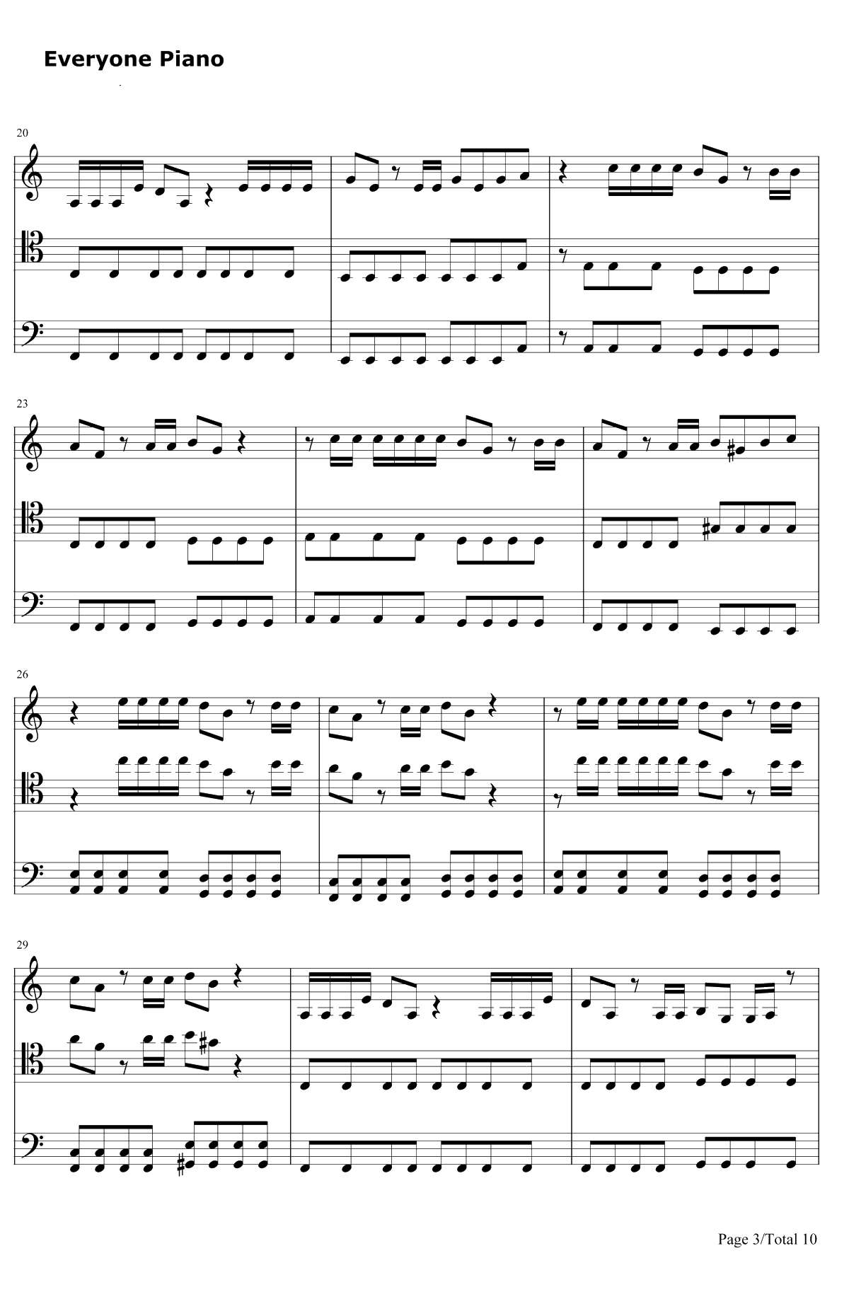 Smooth Criminal钢琴谱-迈克尔杰克逊3