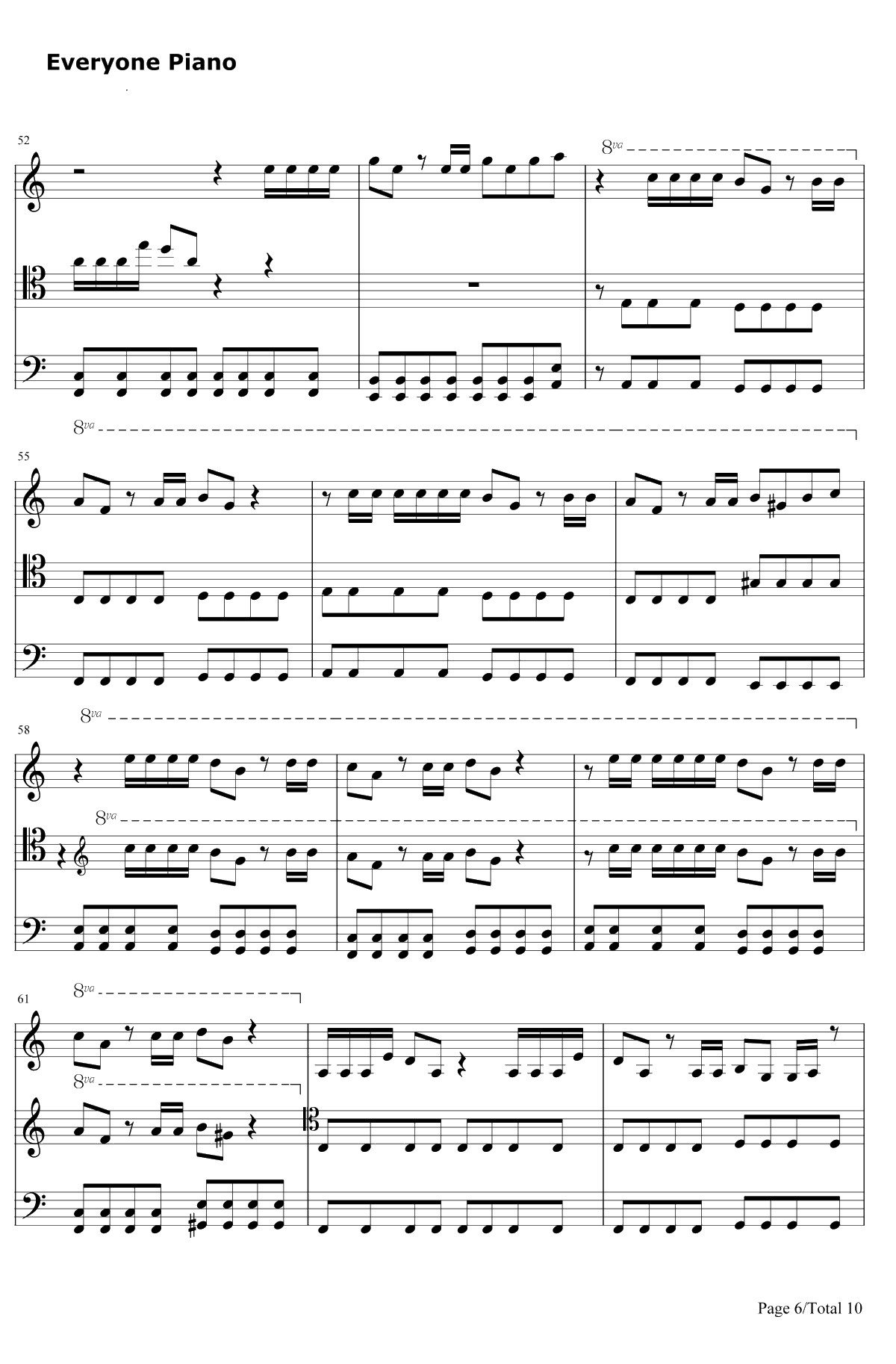 Smooth Criminal钢琴谱-迈克尔杰克逊6