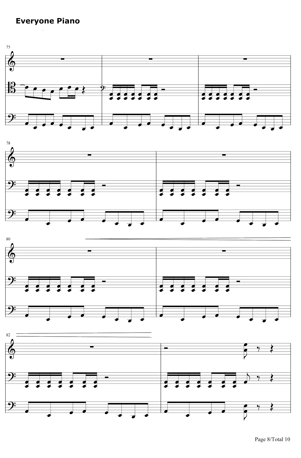 Smooth Criminal钢琴谱-迈克尔杰克逊8