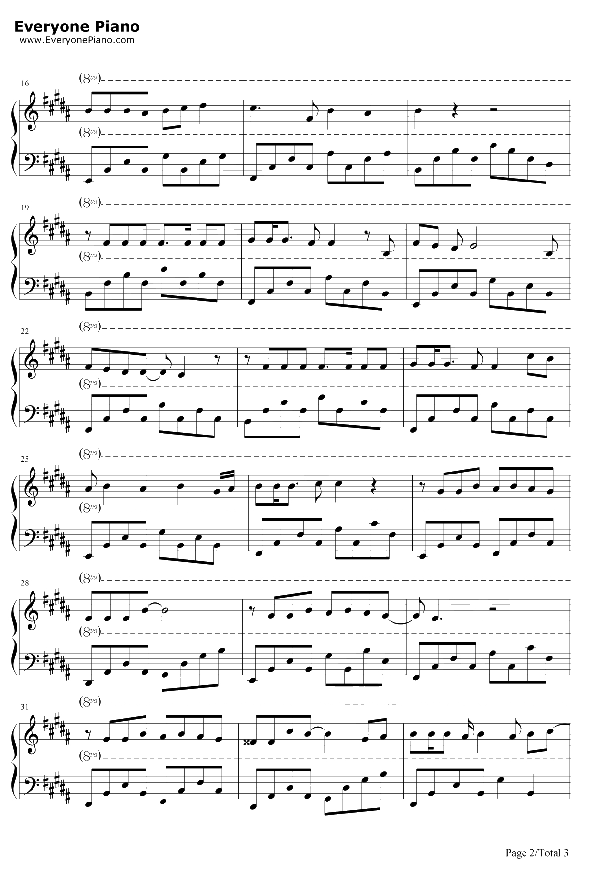 棉花糖 钢琴谱-至上励合2