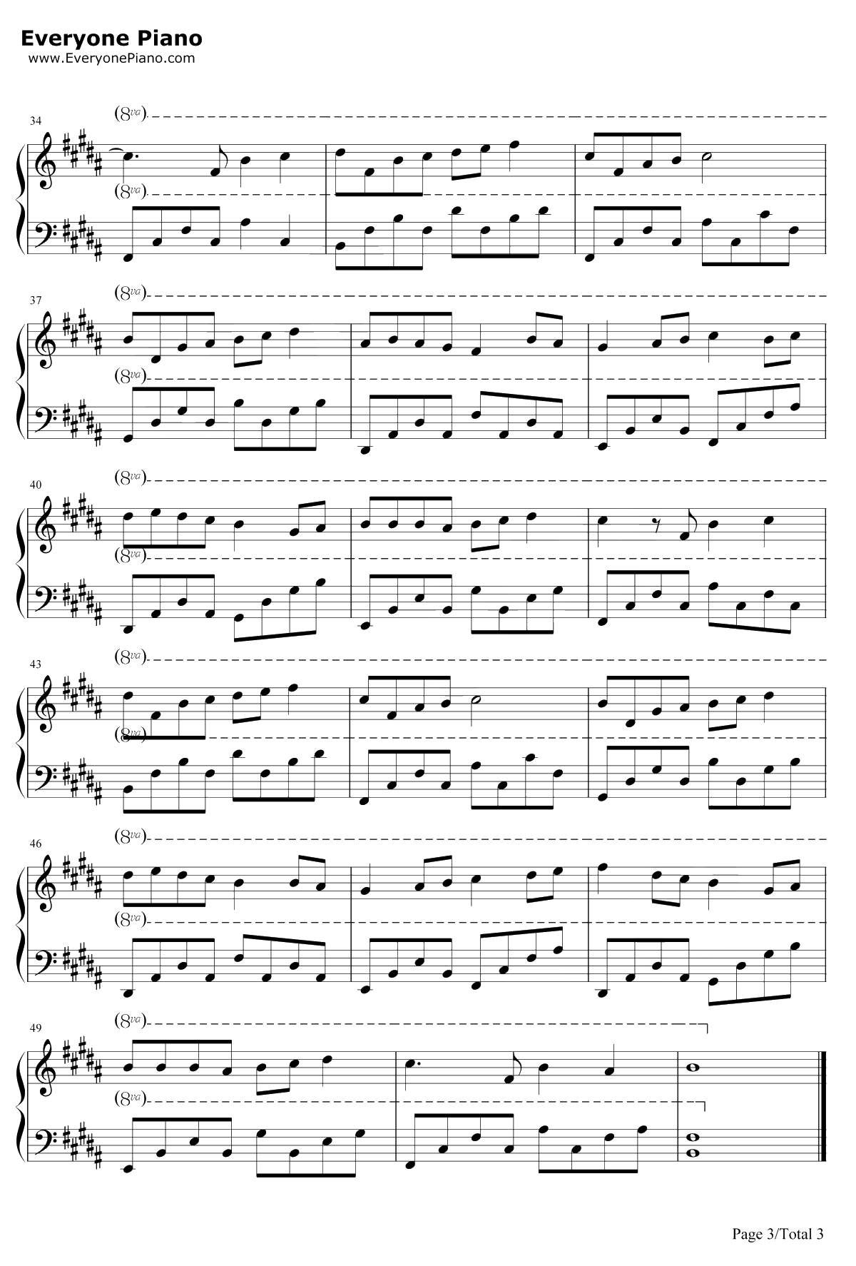 棉花糖 钢琴谱-至上励合3