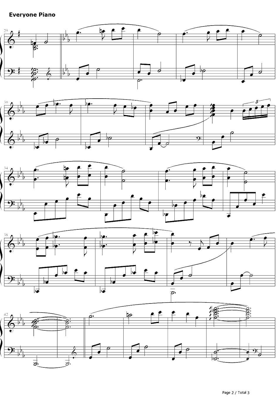 Missing You钢琴谱-VariousArtists-来自星星的你OST2