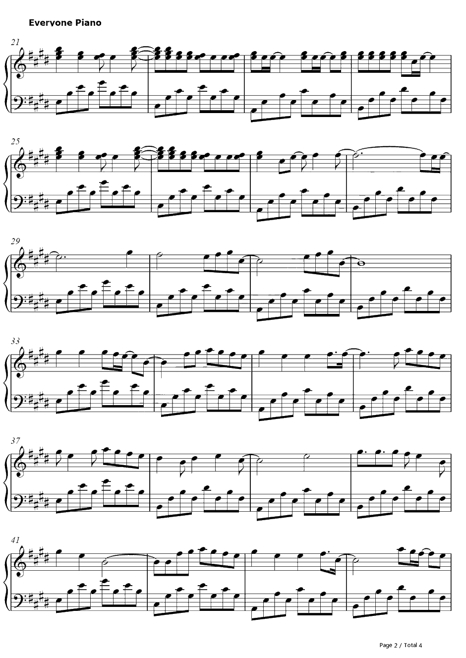 Hey Soul Sister钢琴谱-Train2