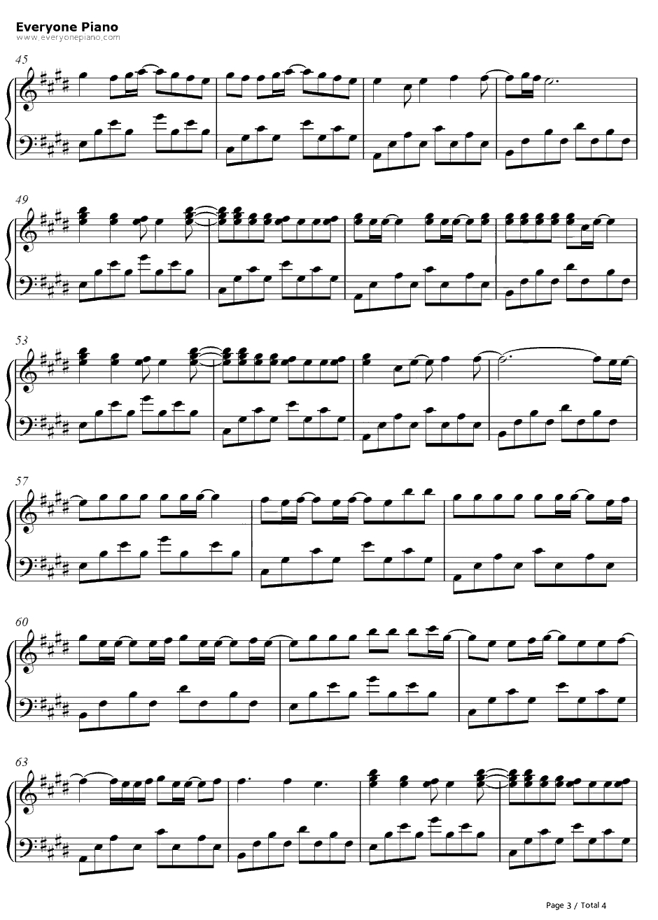 Hey Soul Sister钢琴谱-Train3