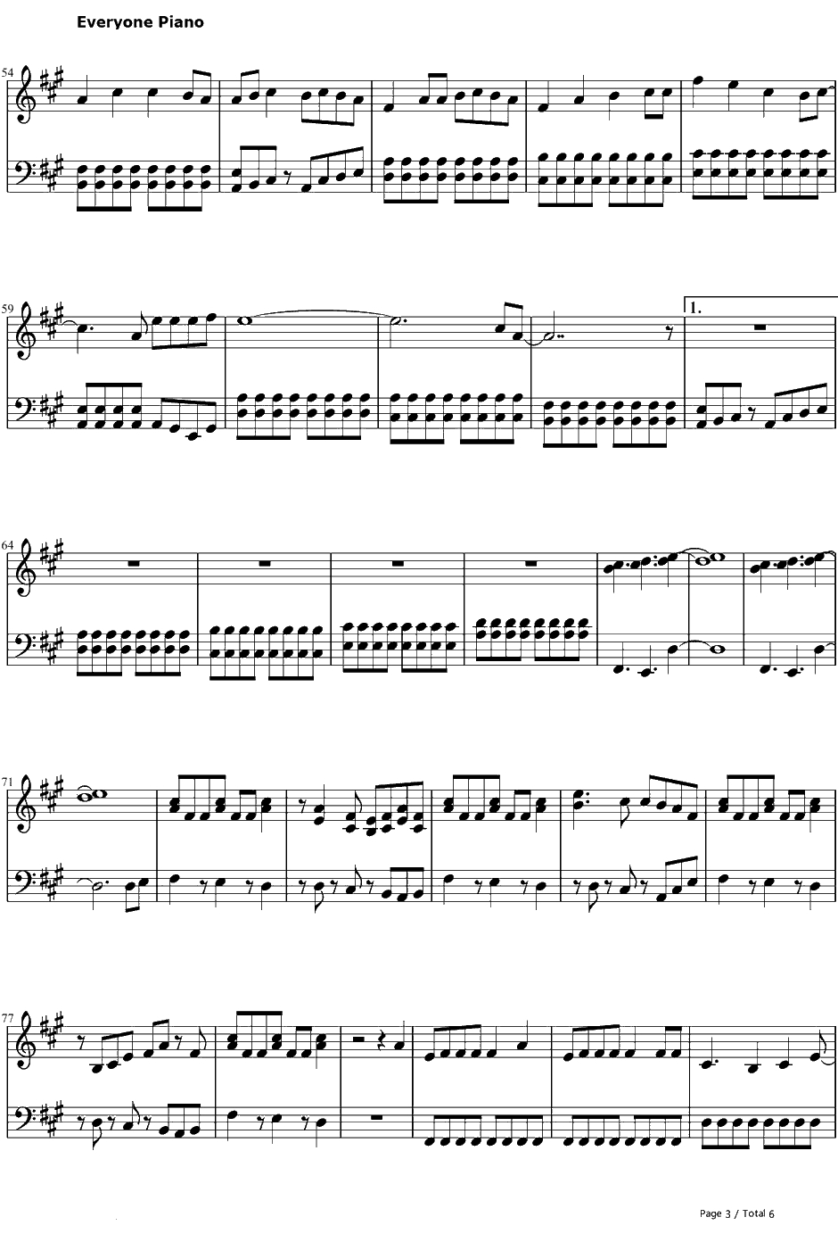 君という花钢琴谱-ASIANKUNG-FUGENERATION3