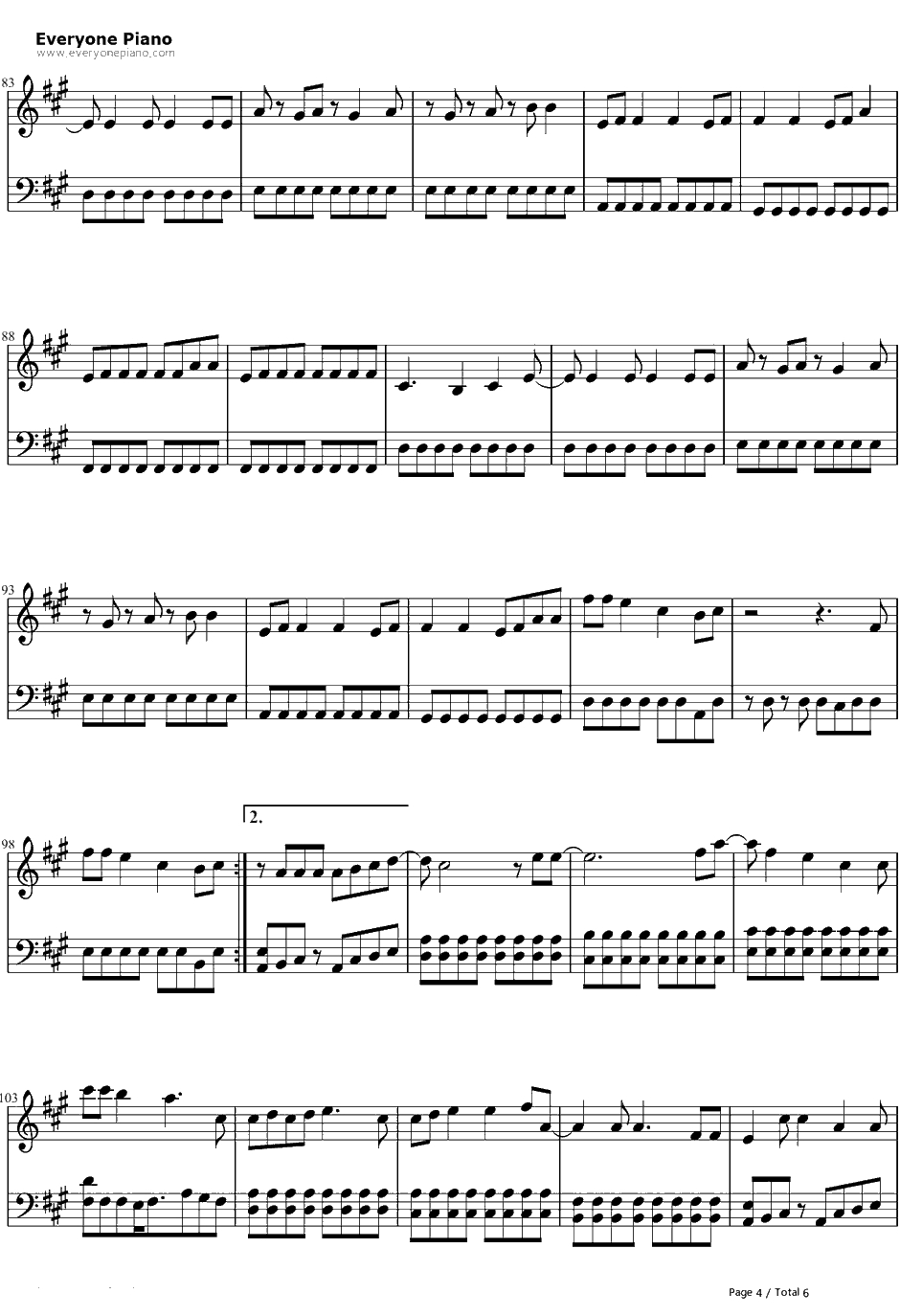 君という花钢琴谱-ASIANKUNG-FUGENERATION4