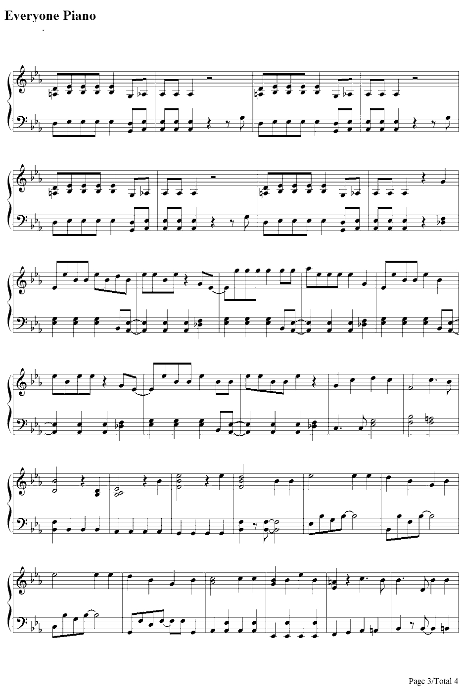 サクラ咲ケ钢琴谱-岚3