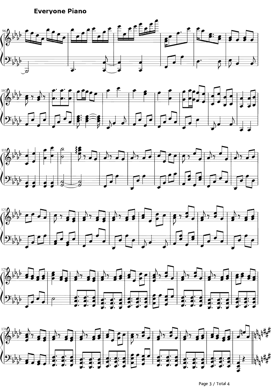 四季刻歌钢琴谱-IA3