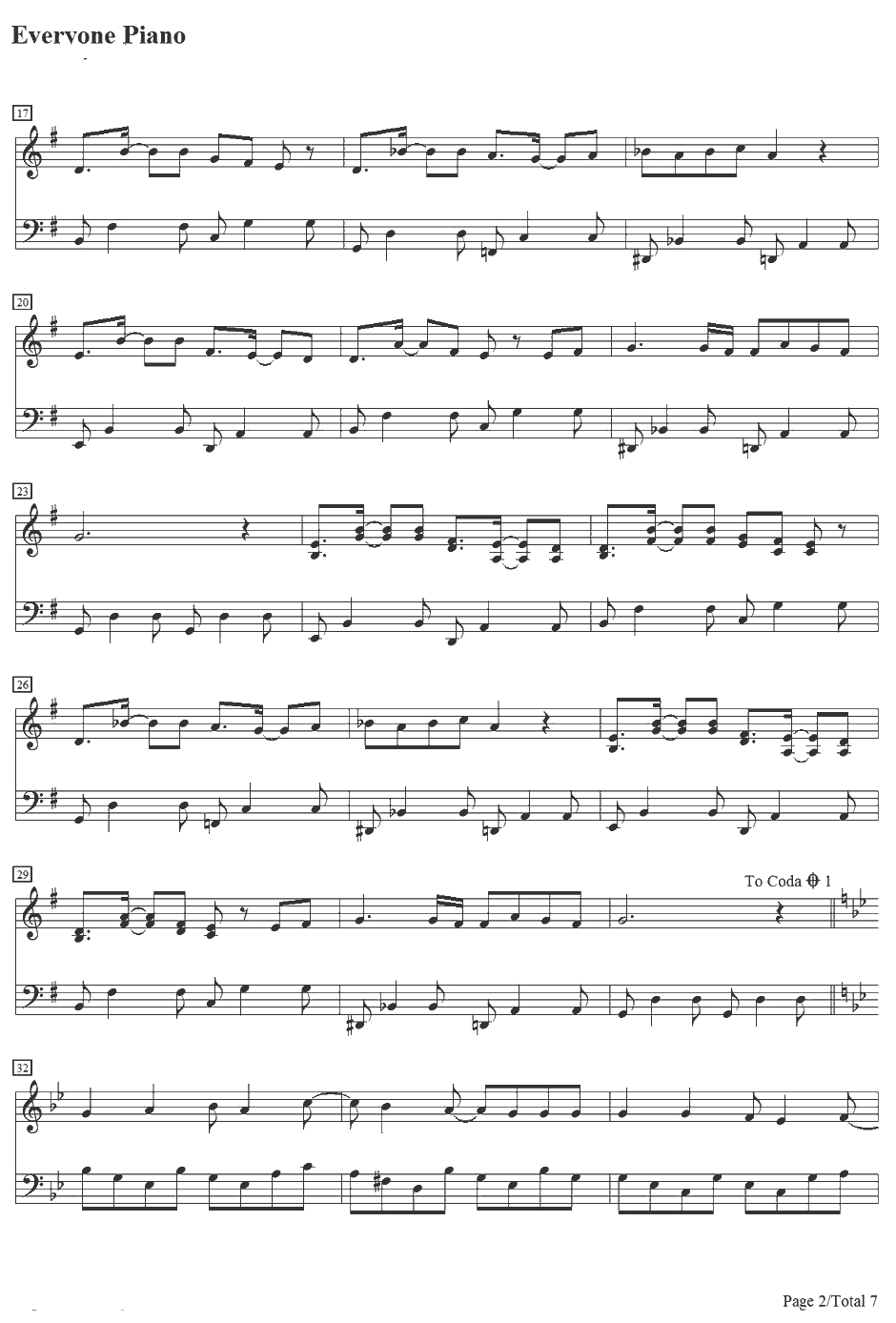 五番目のピエロ钢琴谱-镜音レン2